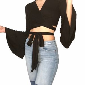 Wrap Around Black Top